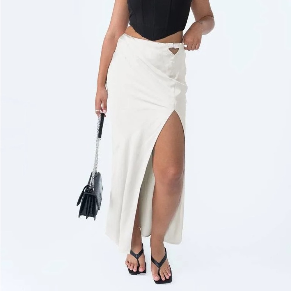 Princess Polly the lonely maxi skirt cream